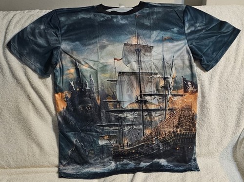 Pirate ship skull - ship, ocean